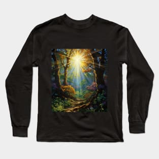 Radiant Forest Pathway Long Sleeve T-Shirt